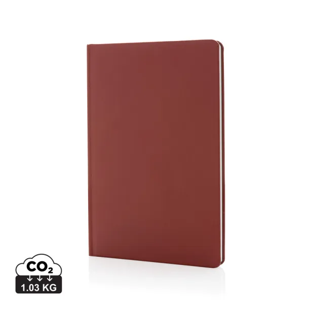  Impact notes od kamenog papira s tvrdim koricama A5 - XD Collection Crvena