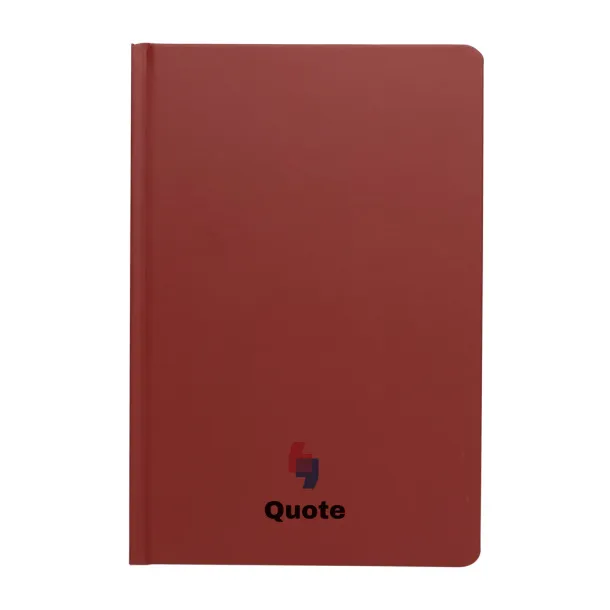  A5 Impact stone paper hardcover notebook - XD Collection Red 