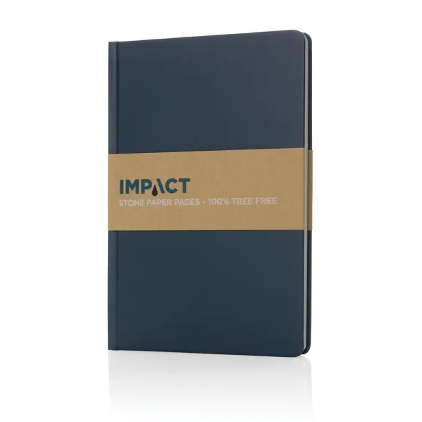  A5 Impact stone paper hardcover notebook - XD Collection Blue 