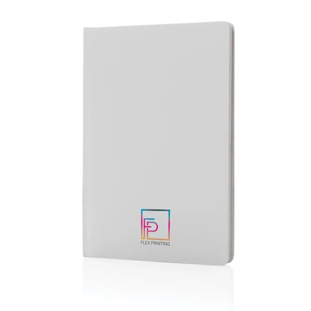  A5 Impact stone paper hardcover notebook - XD Collection White 