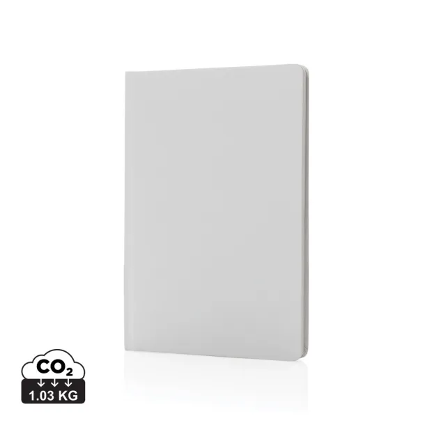  A5 Impact stone paper hardcover notebook - XD Collection White 