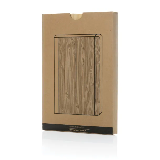  Scribe notes od bambusa, A5 - XD Collection Crna