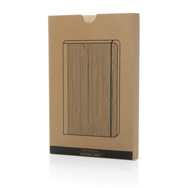  Scribe notes od bambusa, A5 - XD Collection Zelena