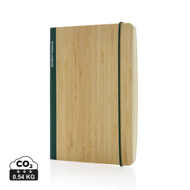  Scribe notes od bambusa, A5 - XD Collection Zelena
