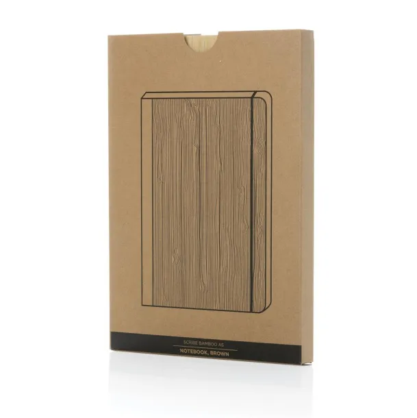  Scribe notes od bambusa, A5 - XD Collection brown