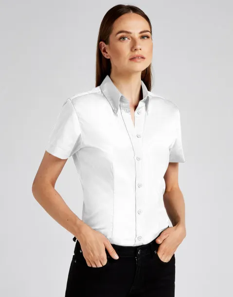  Women's Tailored Fit Premium Oxford Shirt SSL - Kustom Kit