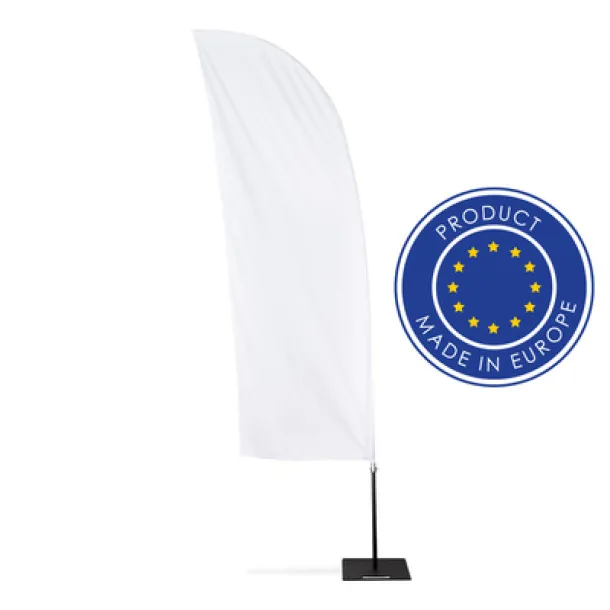 Carlos Flag with holder white