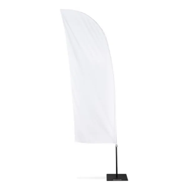 Carlos Flag with holder white