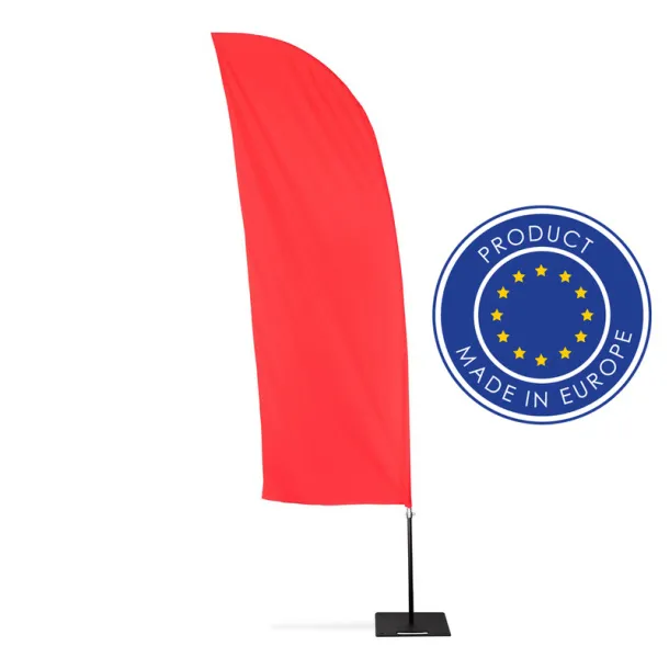 Carlos Flag with holder red