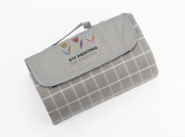 CHECK Picnic blanket naturalny