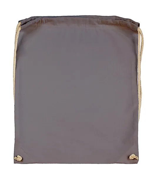  Cotton Drawstring Backpack - SG Accessories - BAGS Tamno siva