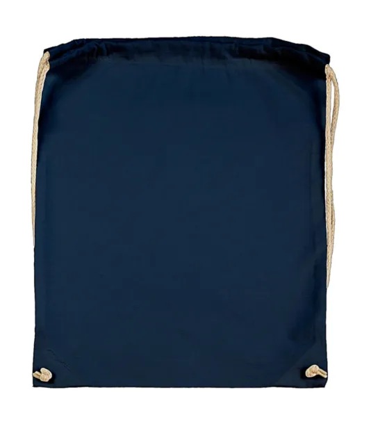  Cotton Drawstring Backpack - SG Accessories - BAGS (Ex JASSZ Bags) Dark Blue