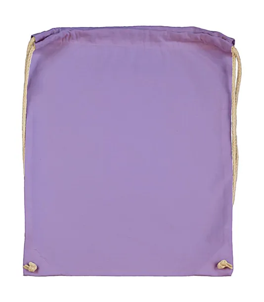  Cotton Drawstring Backpack - SG Accessories - BAGS Lavender