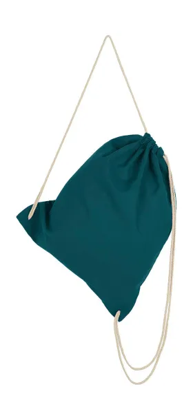  Cotton Drawstring Backpack - SG Accessories - BAGS Petrol
