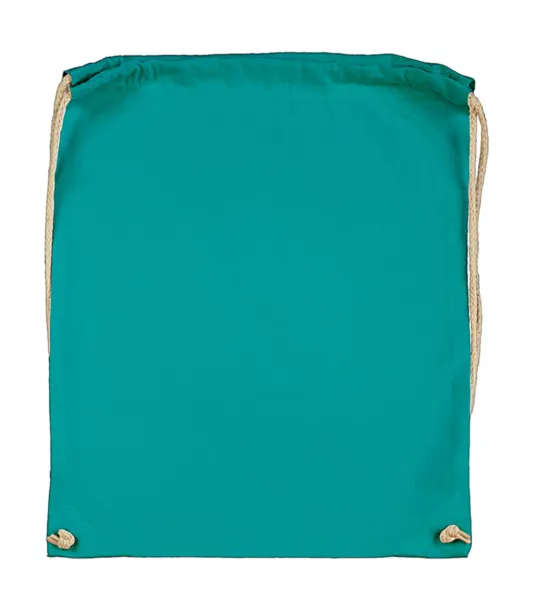  Cotton Drawstring Backpack - SG Accessories - BAGS (Ex JASSZ Bags) Turquoise