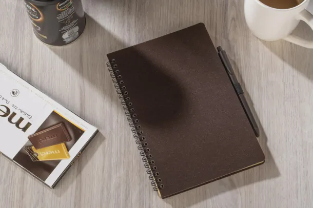 KOPI notes s koricom od kave, A5 Smeđa