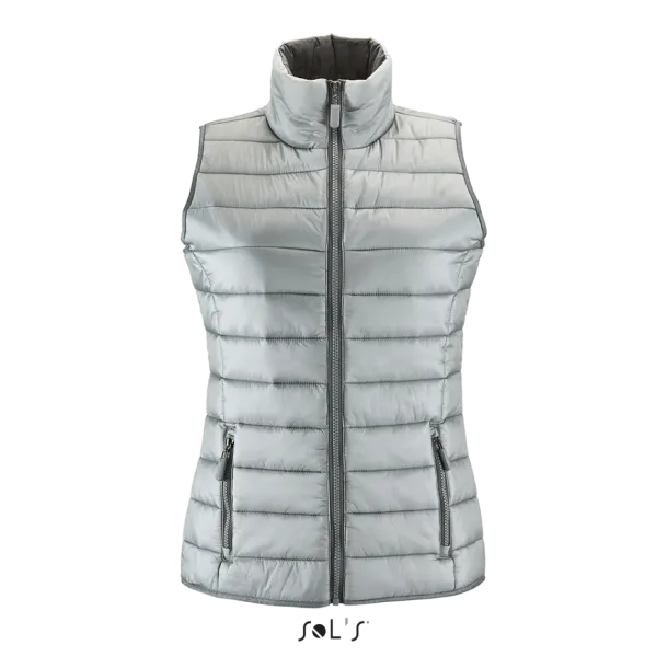 SOL'S WAVE LIGHTWEIGHT WOMEN  BODYWARMER - SOL'S Storm Grey