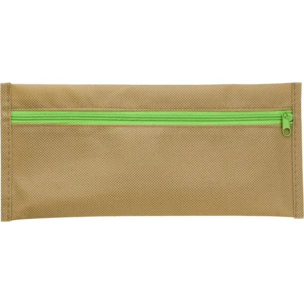  School set, pencil case light brown