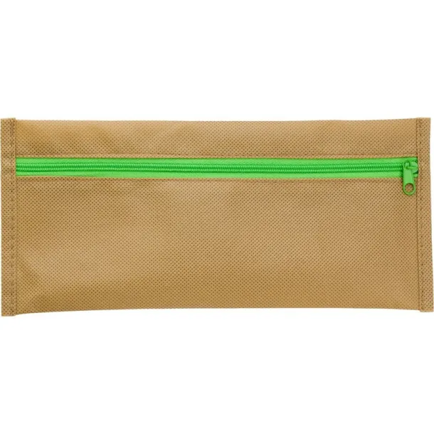  School set, pencil case light brown