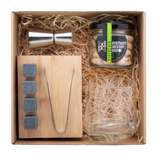 Highlands whiskey serving gift set Natural