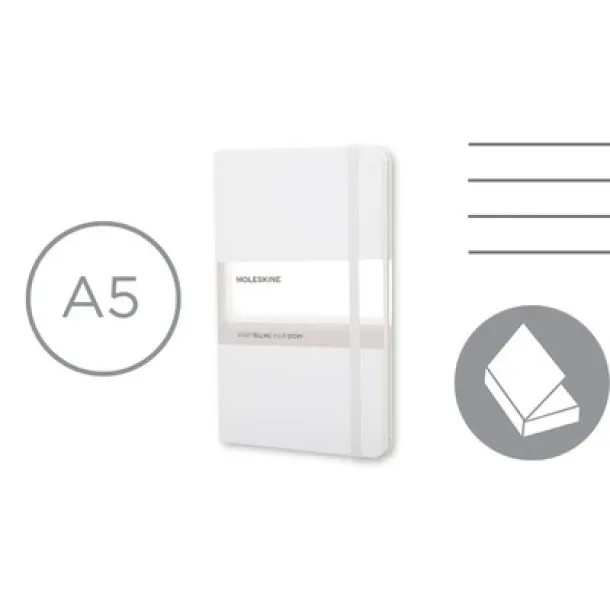  MOLESKINE notes, cca A5 Bijela