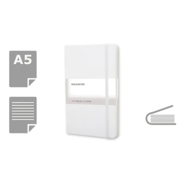  MOLESKINE notes, cca A5 white