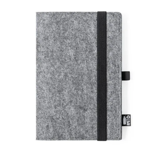  Felt RPET notebook A5 graphite