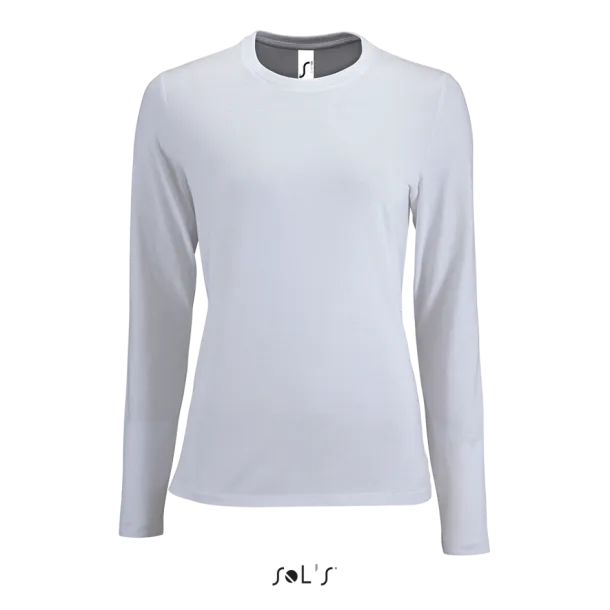  SOL'S IMPERIAL LSL WOMEN - LONG-SLEEVE T-SHIRT - SOL'S White