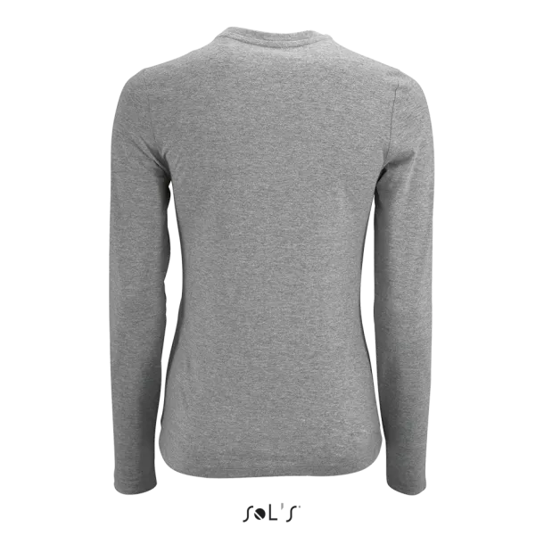  Ženska majica dugih rukava, 190 g/m2 - SOL'S Grey Melange