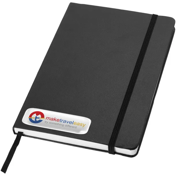 Classic A5 hard cover notebook - JournalBooks Solid black