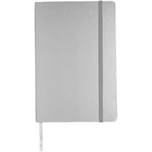 Classic A5 hard cover notebook - JournalBooks Silver