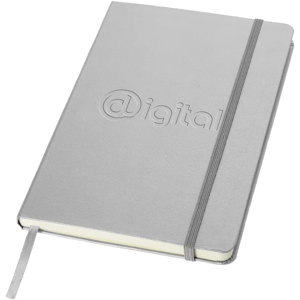 Classic notes s tvrdim koricama, A5 - JournalBooks Srebrna