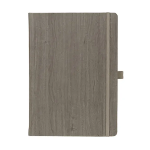 WOODY MAXI B5 notebook with elastic band and pen loop Brown