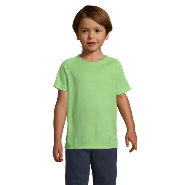 SPORTY KIDS TSHIRT-140g Apple Green