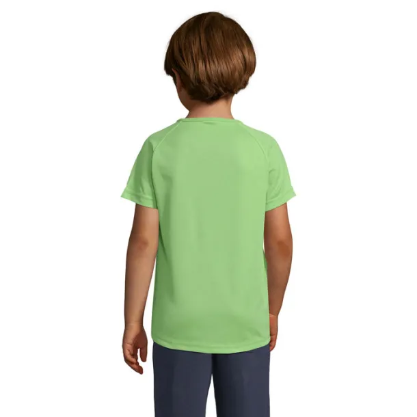 SPORTY KIDS TSHIRT-140g Apple Green