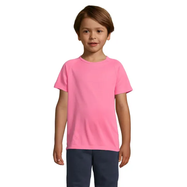 SPORTY KIDS Dječja majica - 140g neon pink 2