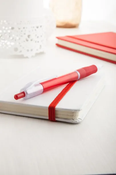 Pendula A6 notebook Red White