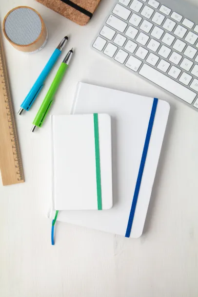 Pendula notebook Green White