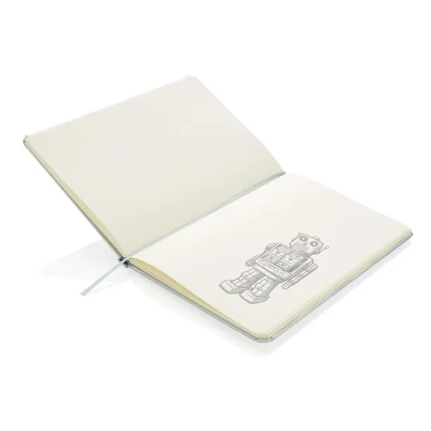  Classic hardcover sketchbook A5 plain - XD Collection Silver