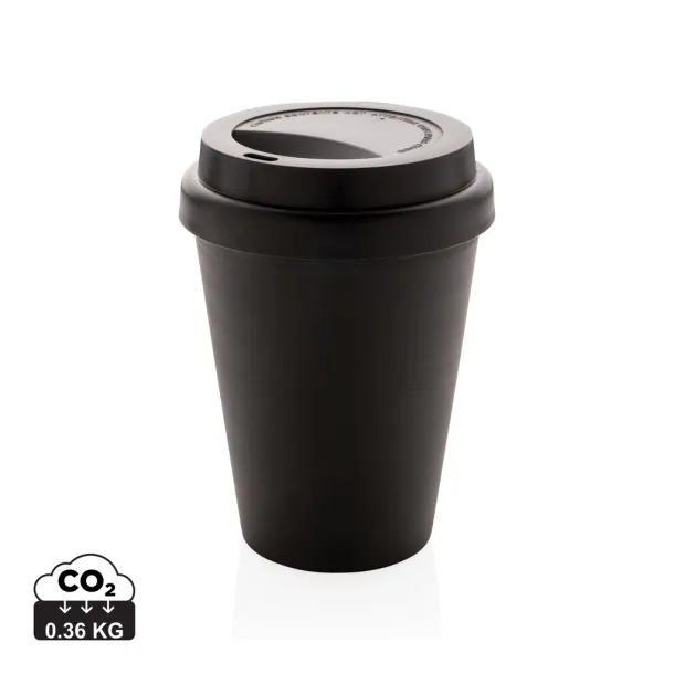  Reusable double wall coffee cup 300ml - XD Collection Black 