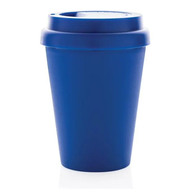  Reusable double wall coffee cup 300ml - XD Collection Blue 