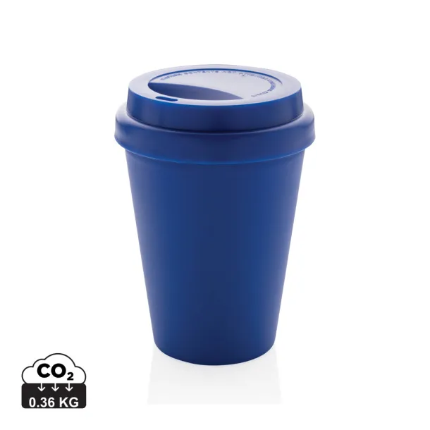  Reusable double wall coffee cup 300ml - XD Collection Blue 