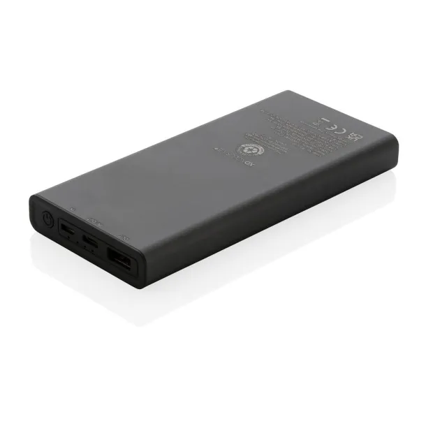  Terra RCS recycled 18W aluminum powerbank 10.000 mAh - XD Xclusive Grey 