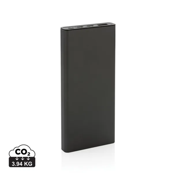  Terra 18W prijenosna baterija 10.000 mAh od RCS recikliranog aluminija - XD Xclusive Siva 