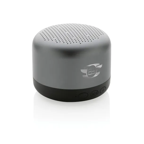  Terra RCS recycled aluminum 5W wireless speaker - XD Xclusive Grey 