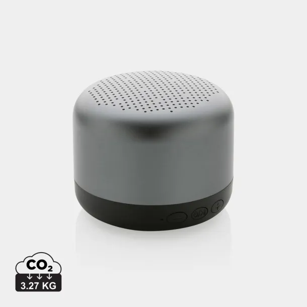  Terra RCS recycled aluminum 5W wireless speaker - XD Xclusive Grey 