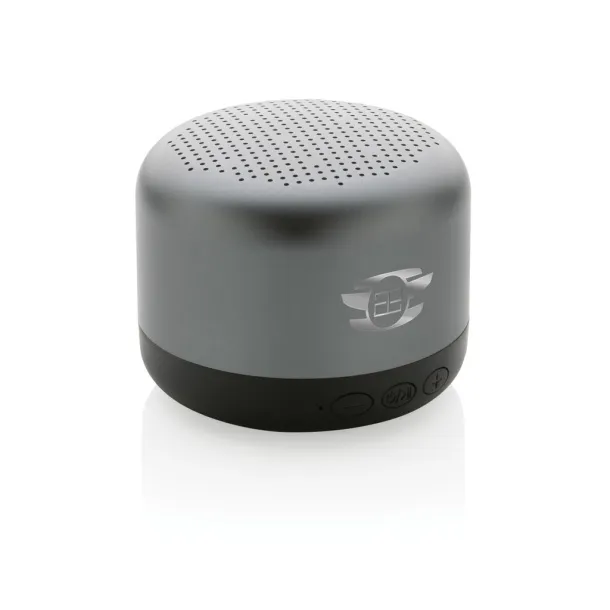  Terra RCS recycled aluminum 5W wireless speaker - XD Xclusive Grey 