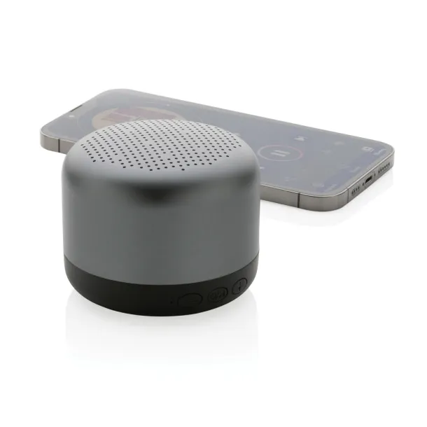  Terra RCS recycled aluminum 5W wireless speaker - XD Xclusive Grey 