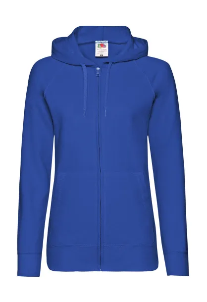  Ladies Lightweight Hooded Sweat Jacket - Fruit of the Loom Royal