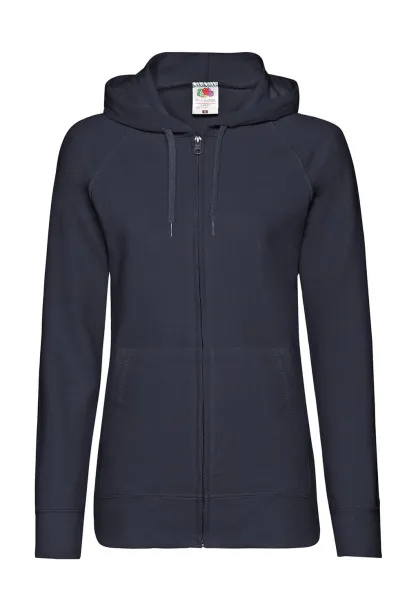  Ladies Lightweight Hooded Sweat Jacket - Fruit of the Loom Deep Navy